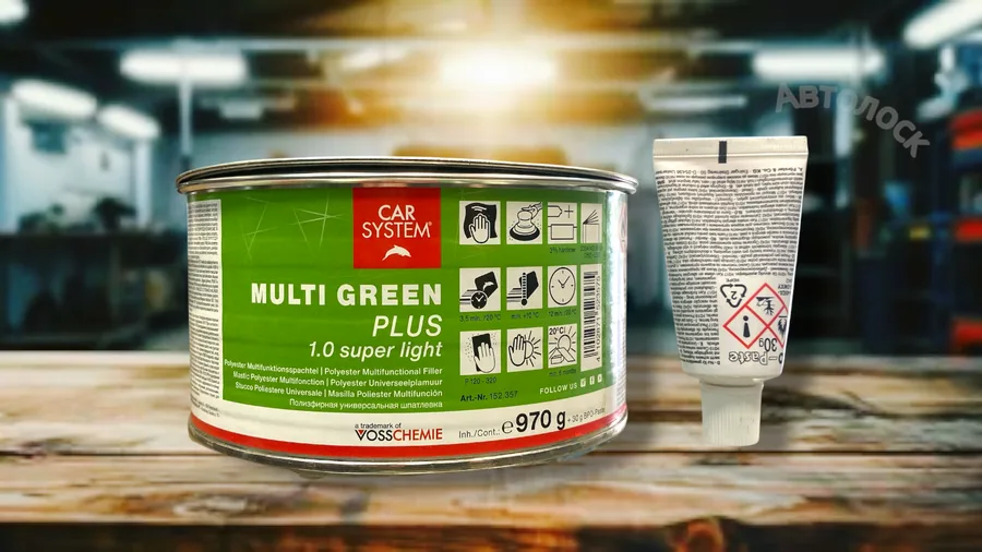 Шпатлевка универсальная MULTI GREEN PLUS SUPER LIGHT 1кг