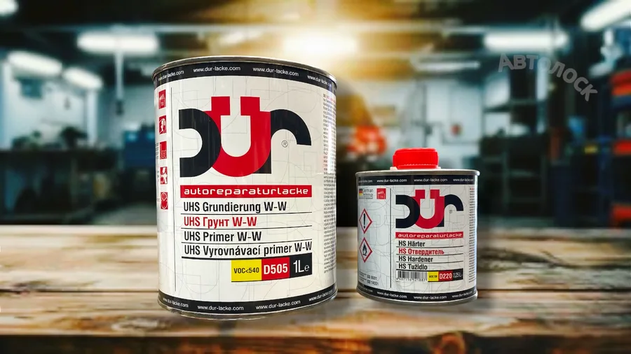 Грунт UHS W-W D505 Серый 1л+отв D220 (0.25)